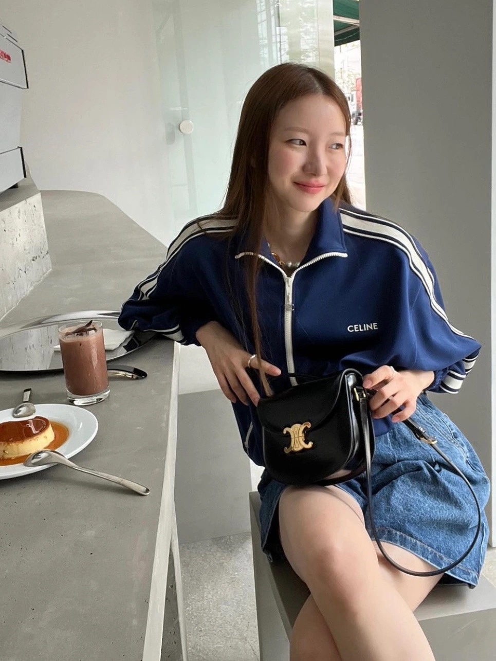 CELINE TEEN BESACE TRIOMPHE 18.5CM BAG 110413黑色