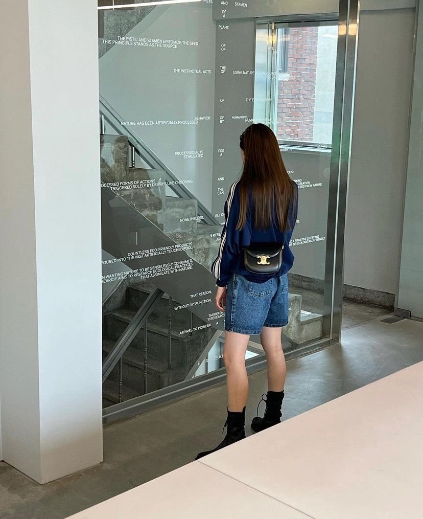 CELINE TEEN BESACE TRIOMPHE 18.5CM BAG 110413黑色