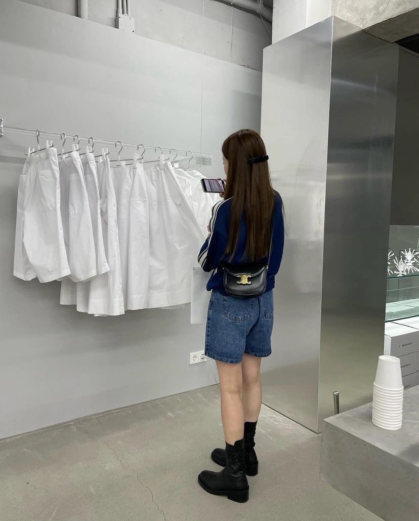 CELINE TEEN BESACE TRIOMPHE 18.5CM BAG 110413黑色