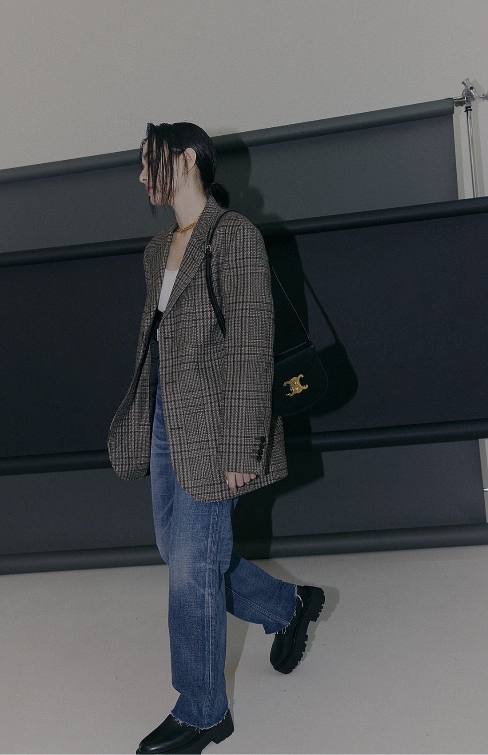 CELINE TEEN BESACE TRIOMPHE 18.5CM BAG 110413黑色