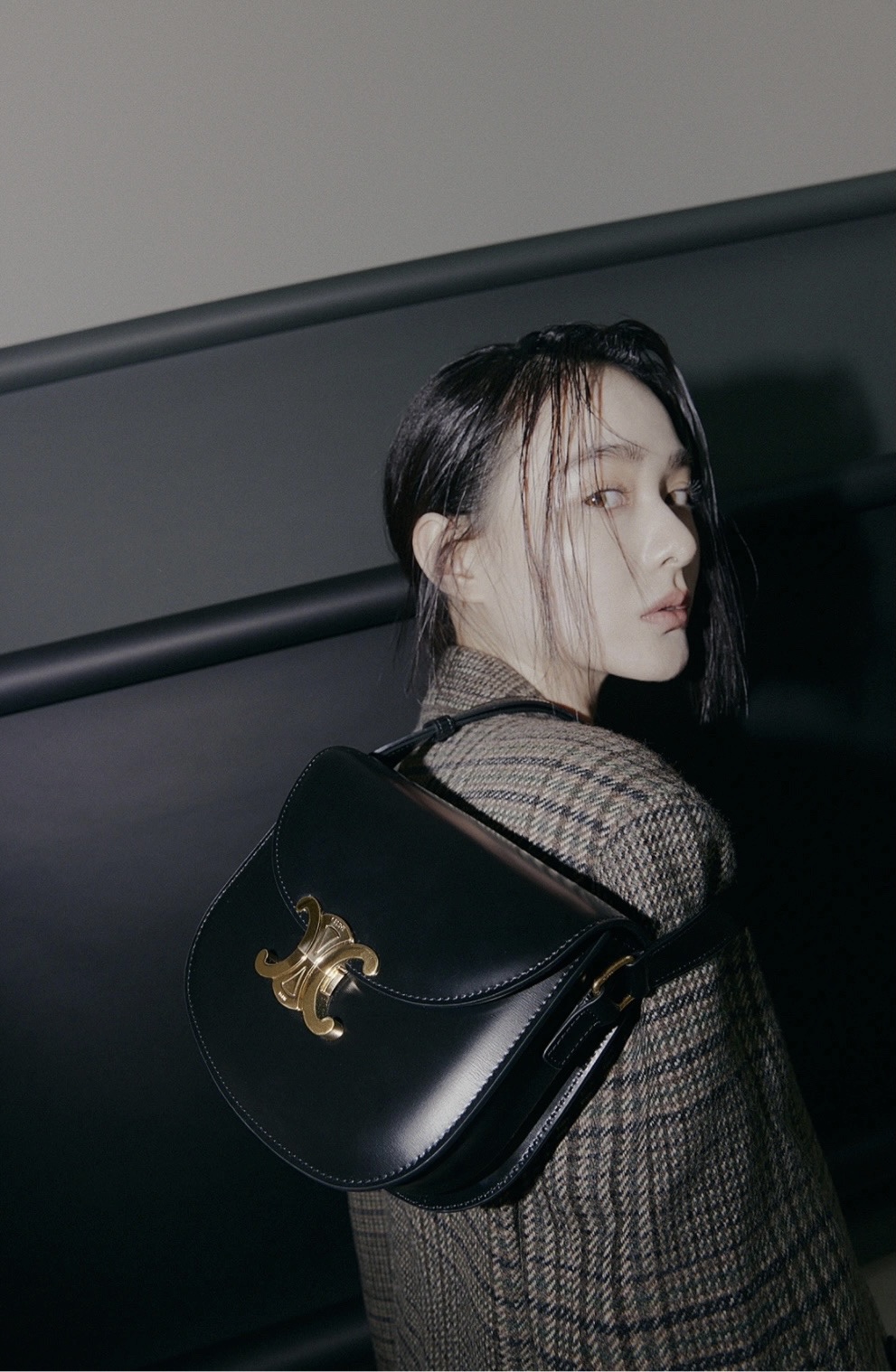 CELINE TEEN BESACE TRIOMPHE 18.5CM BAG 110413黑色