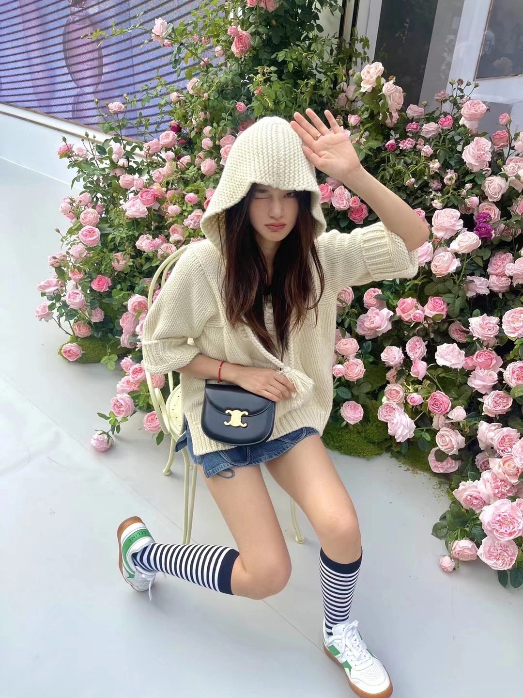 CELINE TEEN BESACE TRIOMPHE 18.5CM BAG 110413黑色