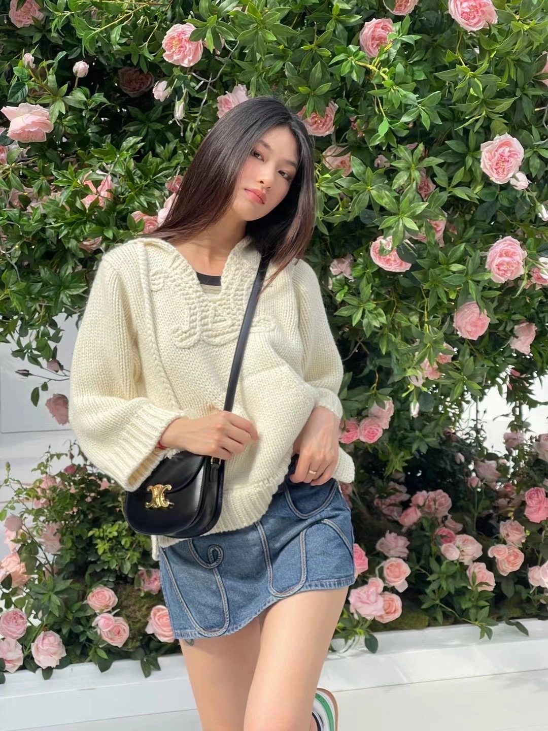 CELINE TEEN BESACE TRIOMPHE 18.5CM BAG 110413黑色