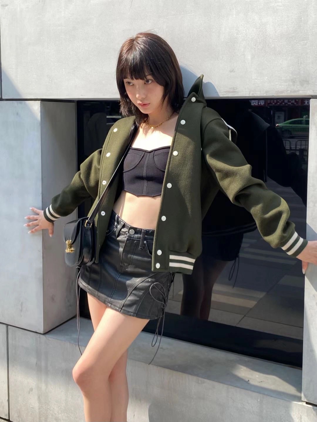 CELINE TEEN BESACE TRIOMPHE 18.5CM BAG 110413黑色