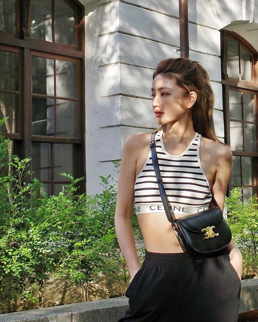 CELINE TEEN BESACE TRIOMPHE 18.5CM BAG 110413黑色