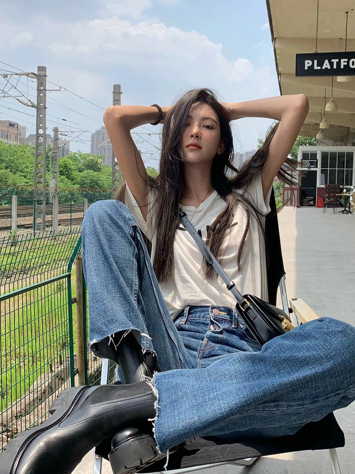 CELINE TEEN BESACE TRIOMPHE 18.5CM BAG 110413黑色