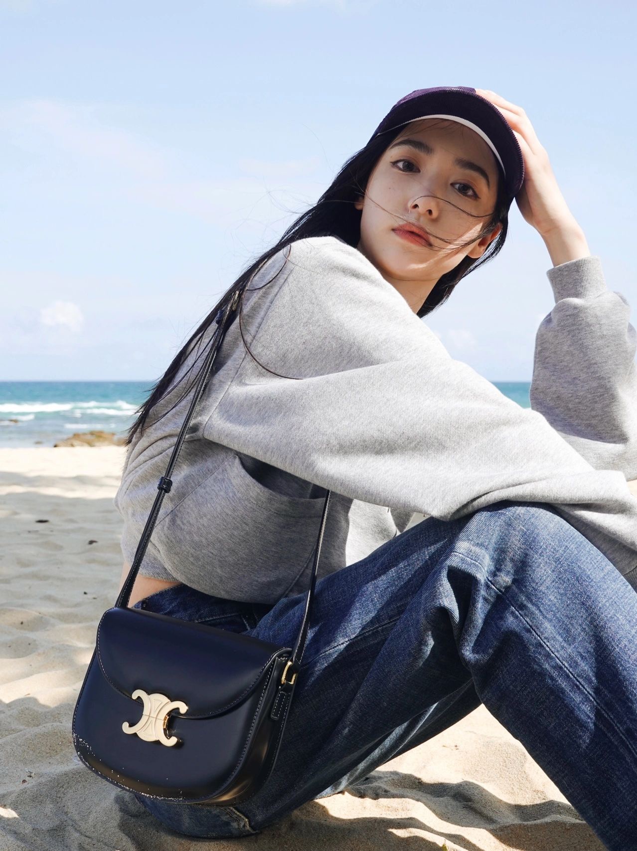 CELINE TEEN BESACE TRIOMPHE 18.5CM BAG 110413黑色