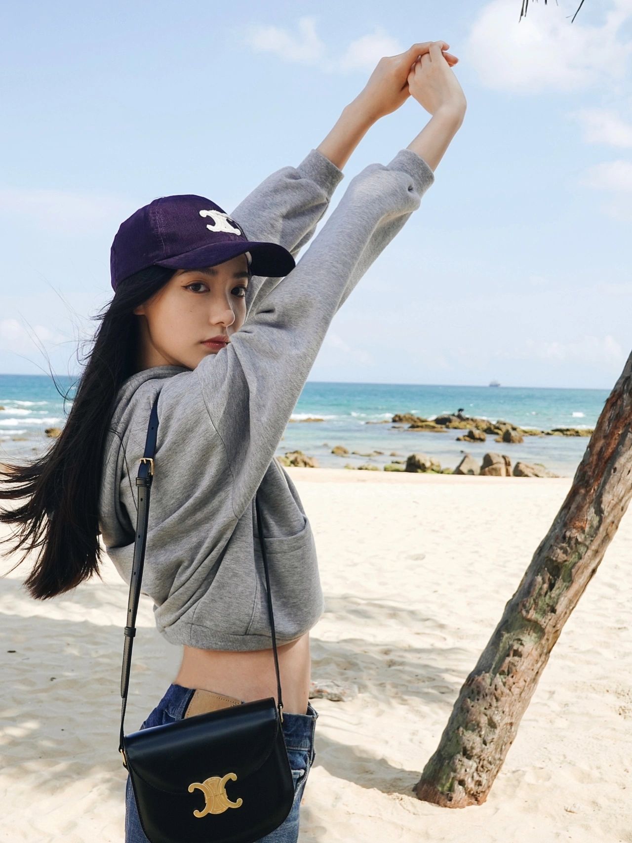 CELINE TEEN BESACE TRIOMPHE 18.5CM BAG 110413黑色