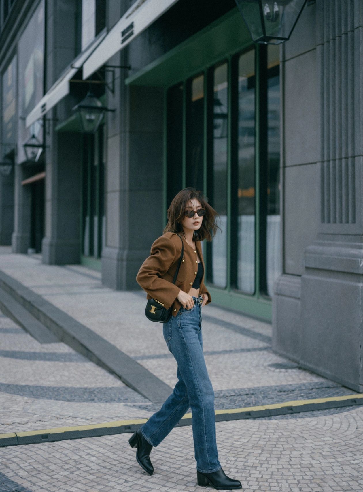 CELINE TEEN BESACE TRIOMPHE 18.5CM BAG 110413黑色