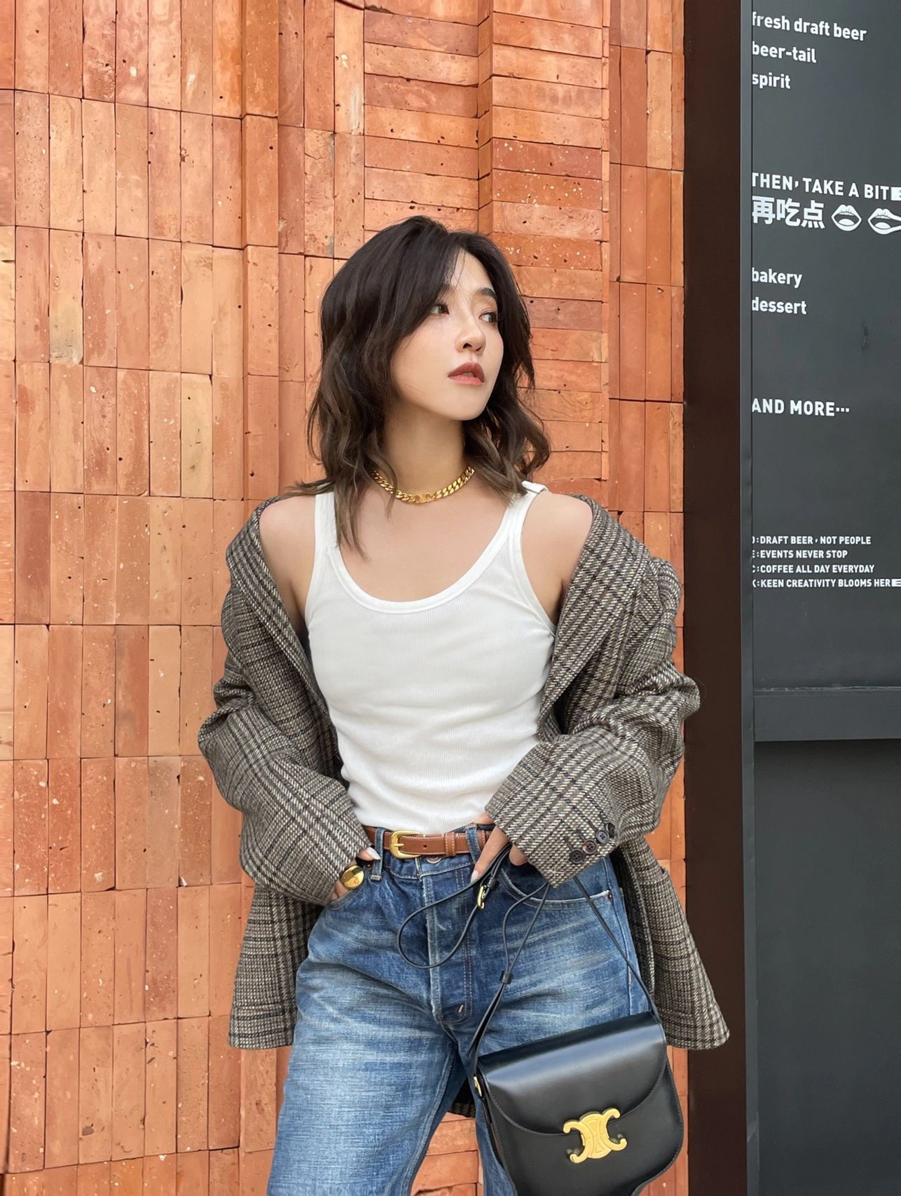 CELINE TEEN BESACE TRIOMPHE 18.5CM BAG 110413黑色