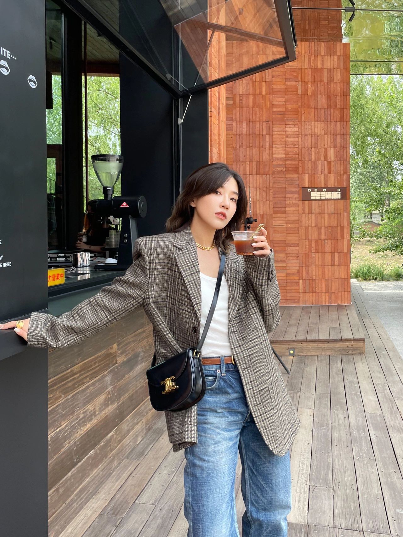 CELINE TEEN BESACE TRIOMPHE 18.5CM BAG 110413黑色