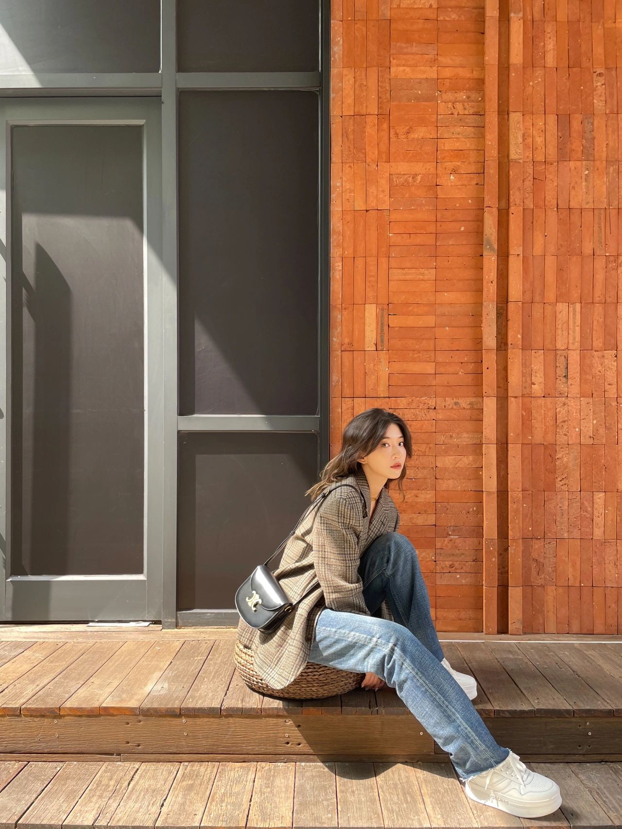 CELINE TEEN BESACE TRIOMPHE 18.5CM BAG 110413黑色