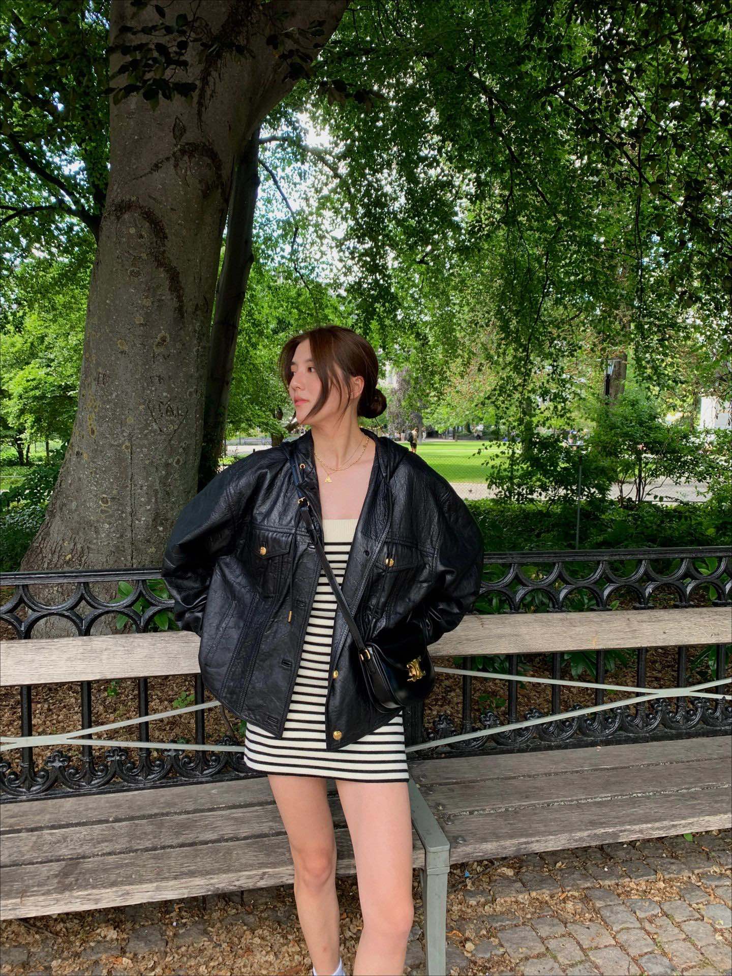 CELINE TEEN BESACE TRIOMPHE 18.5CM BAG 110413黑色