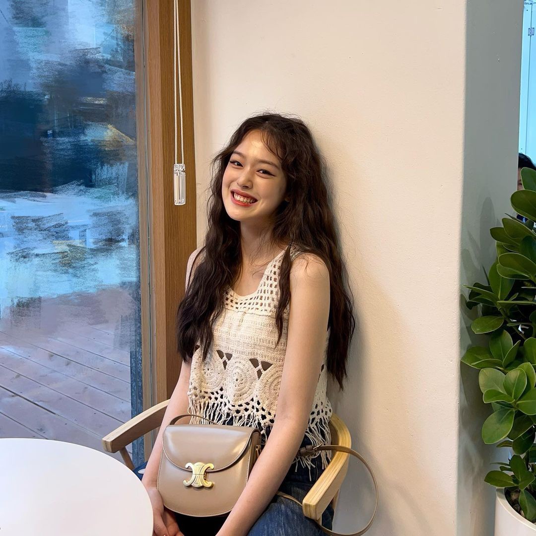 CELINE TEEN BESACE TRIOMPHE 18.5CM BAG 110413裸色