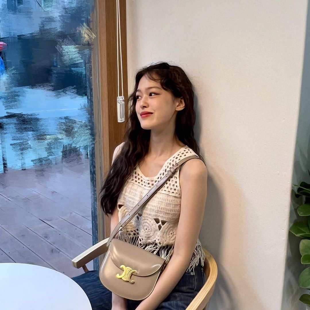 CELINE TEEN BESACE TRIOMPHE 18.5CM BAG 110413裸色