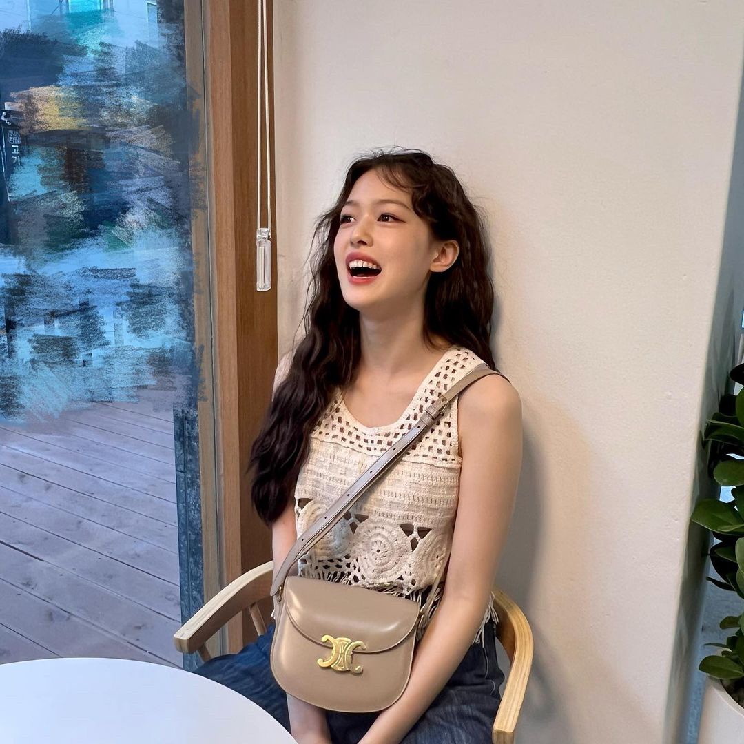 CELINE TEEN BESACE TRIOMPHE 18.5CM BAG 110413裸色