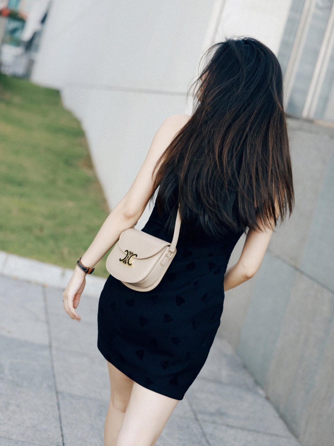 CELINE TEEN BESACE TRIOMPHE 18.5CM BAG 110413裸色