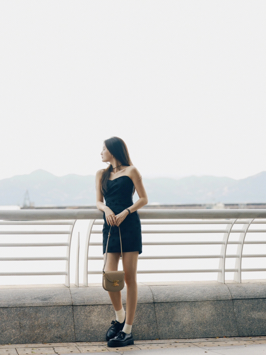 CELINE TEEN BESACE TRIOMPHE 18.5CM BAG 110413裸色