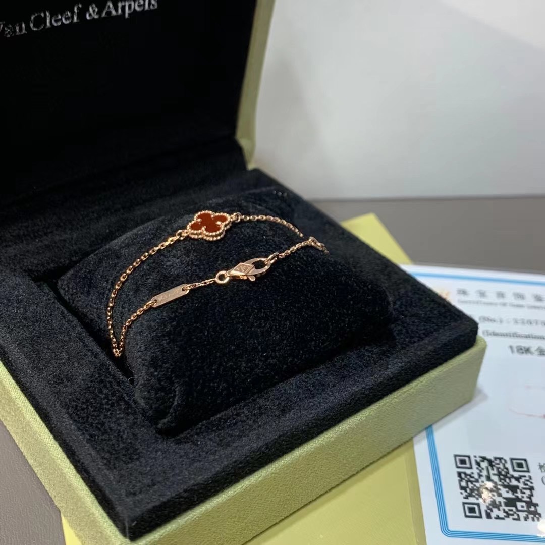 Van Cleef & Arpels 梵克雅VCA 单花9m手链
