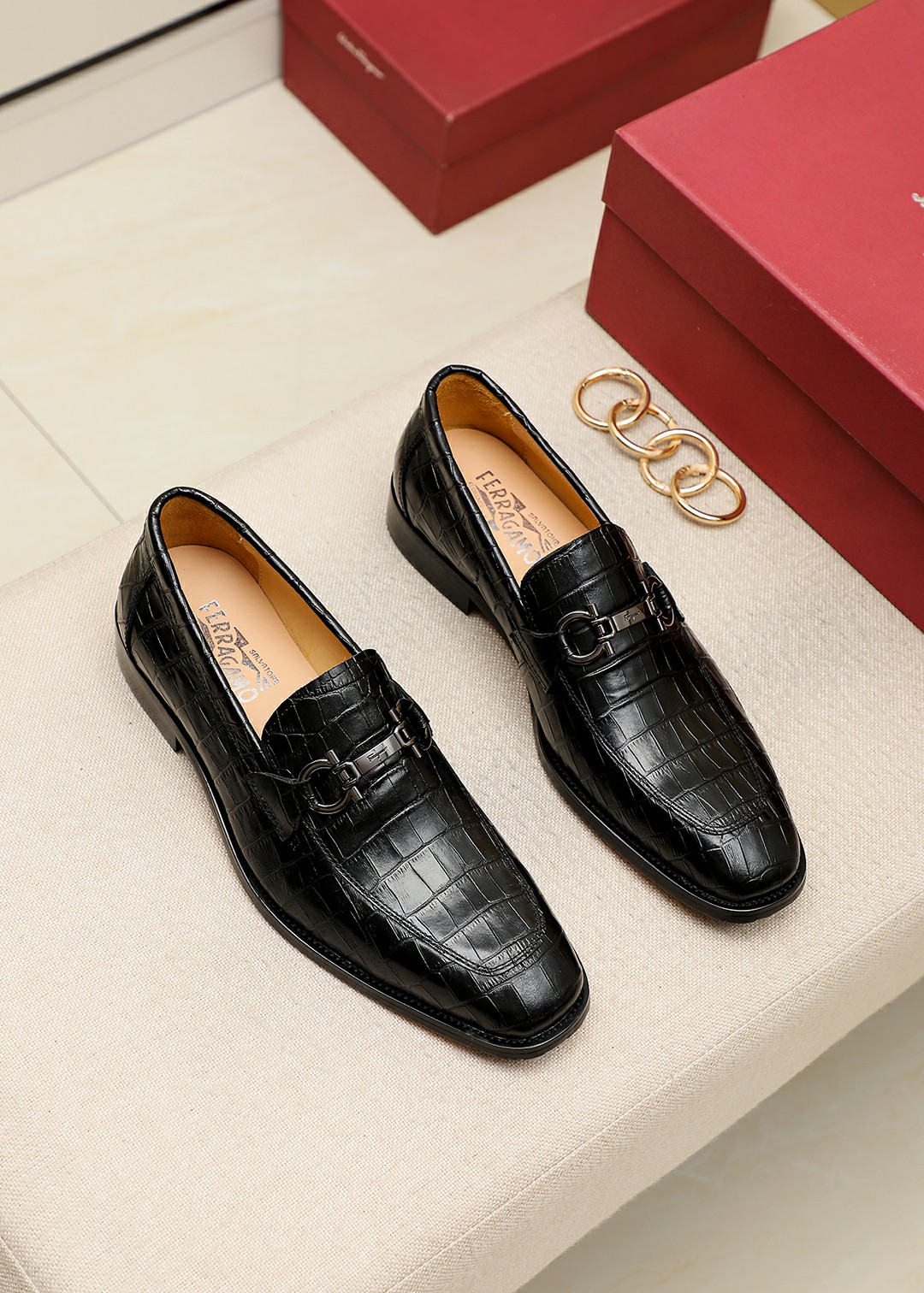 J0  Ferragamo 菲拉格慕 休闲皮鞋正码