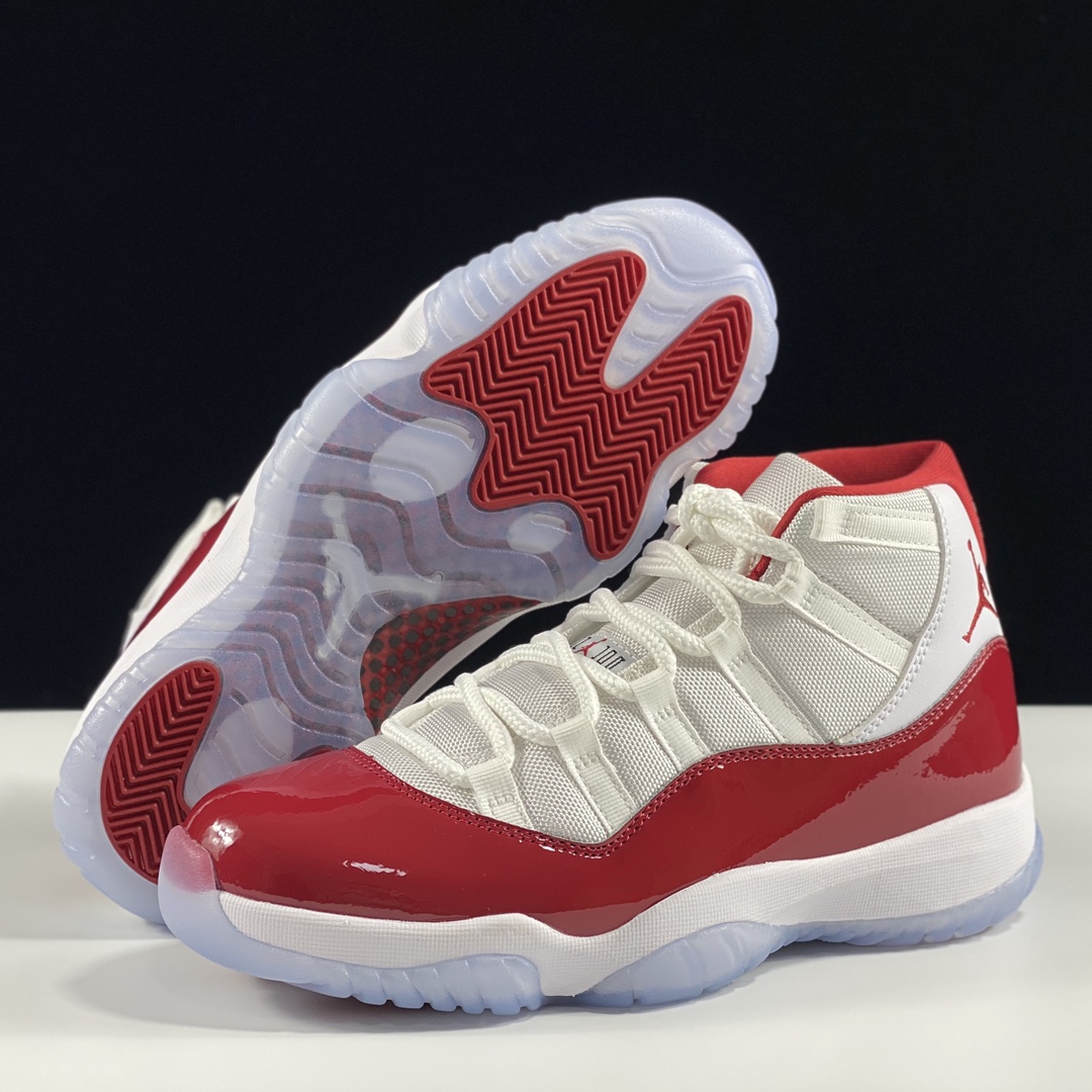 福利特价AirJordan11“Cherry”AJ11樱桃红白红CT8012-116尺码36-49.5