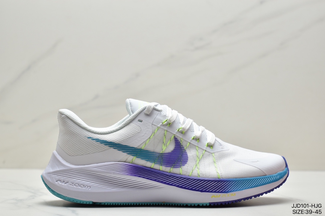 130 耐克Nike Zoom WINFLO 8代 轻质透气休闲运动跑步鞋 CW3419-008