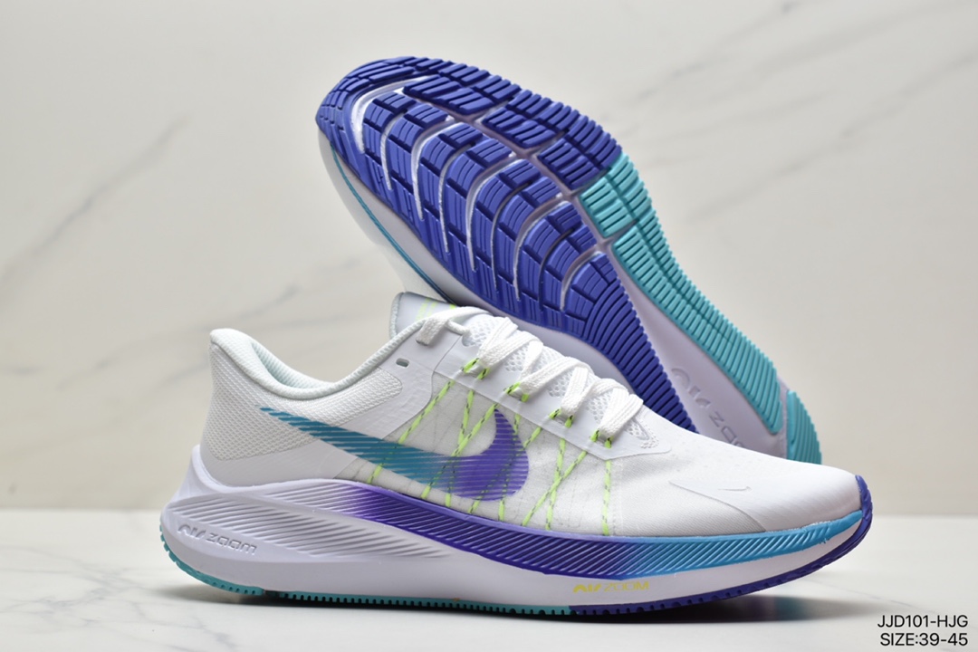 130 耐克Nike Zoom WINFLO 8代 轻质透气休闲运动跑步鞋 CW3419-008