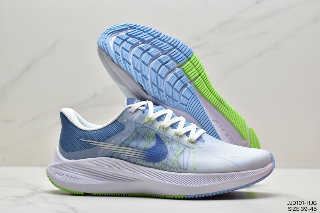 130 耐克Nike Zoom WINFLO 8代 轻质透气休闲运动跑步鞋 CW3419-008