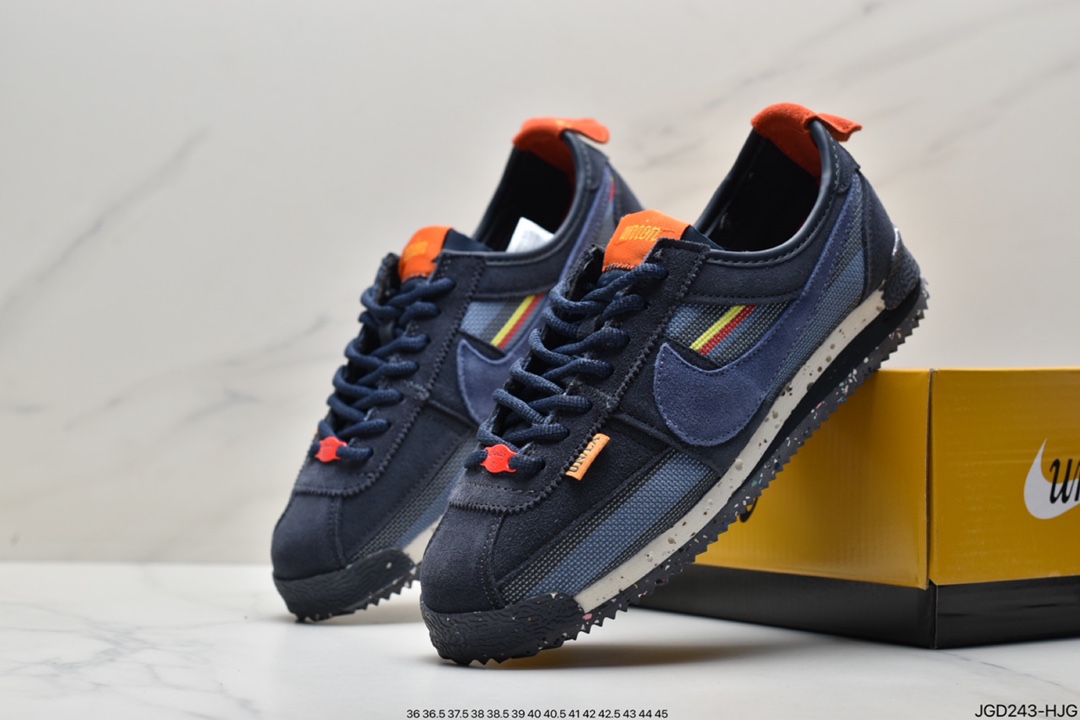 180 耐克Union x Nike Cortez情侣款 阿甘系列 运动休闲跑步鞋DR1413-009