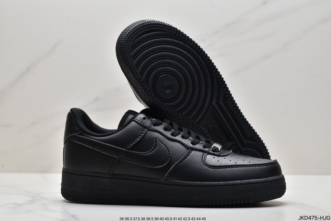 160 耐克Nike Air Force 1 Low  空军一号低帮百搭休闲运动板鞋。柔软、弹性十足的缓震性能和出色的中底设计，横跨复古与现代的外型结合，造就出风靡全球三十多年的Force 1。货号：315122 111 ID:JKD475-HJG
