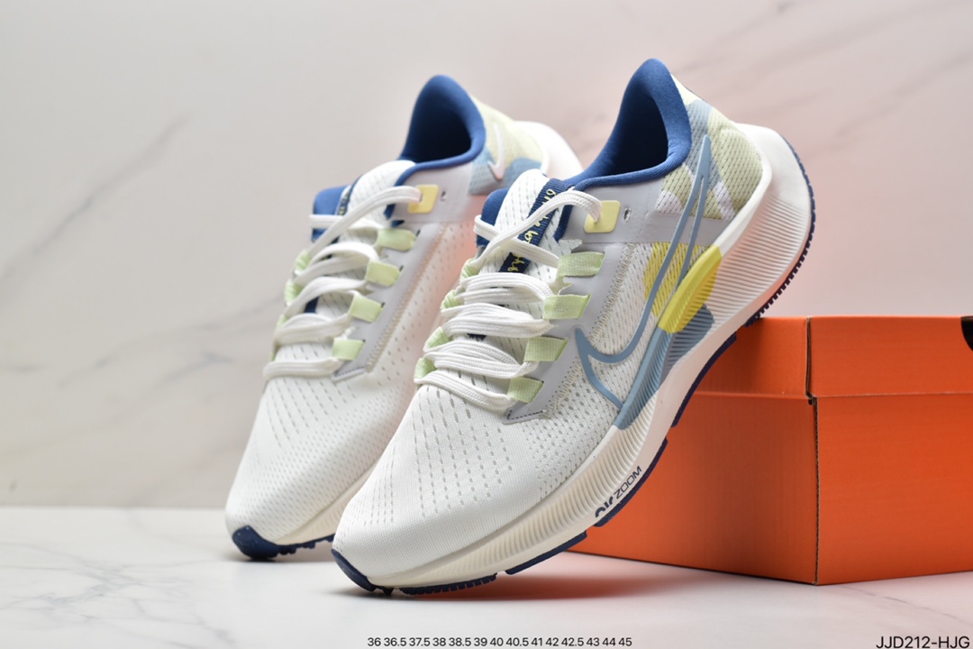 130 真标耐克Pegasus 38 登月38代系列九针眼网纱透气缓震疾速跑鞋DJ0860-400