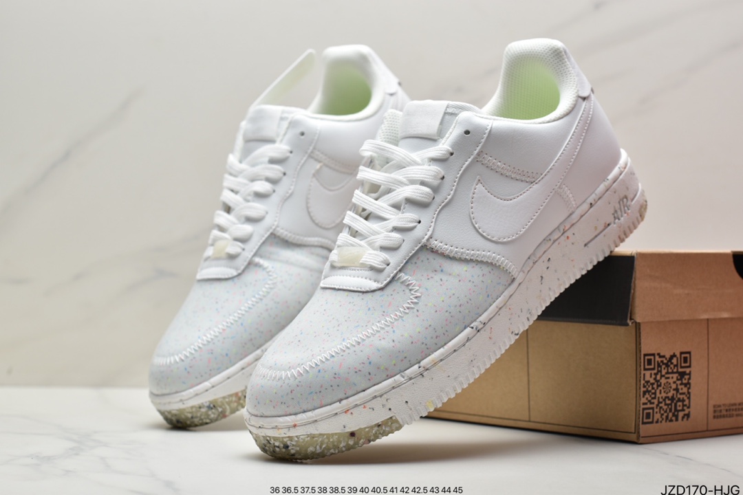 140 耐克Nike Air Force 1 Crater”Recycled Black”空军CZ1524-002