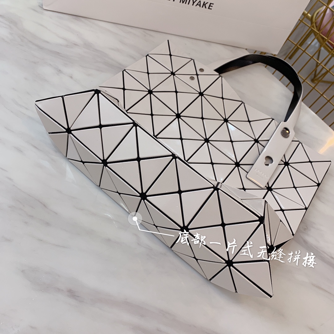Issey Miyake Bao Bao 6x6 Tote Bag - White, Foldable Travel Essential 9 i1657968215 7571 8