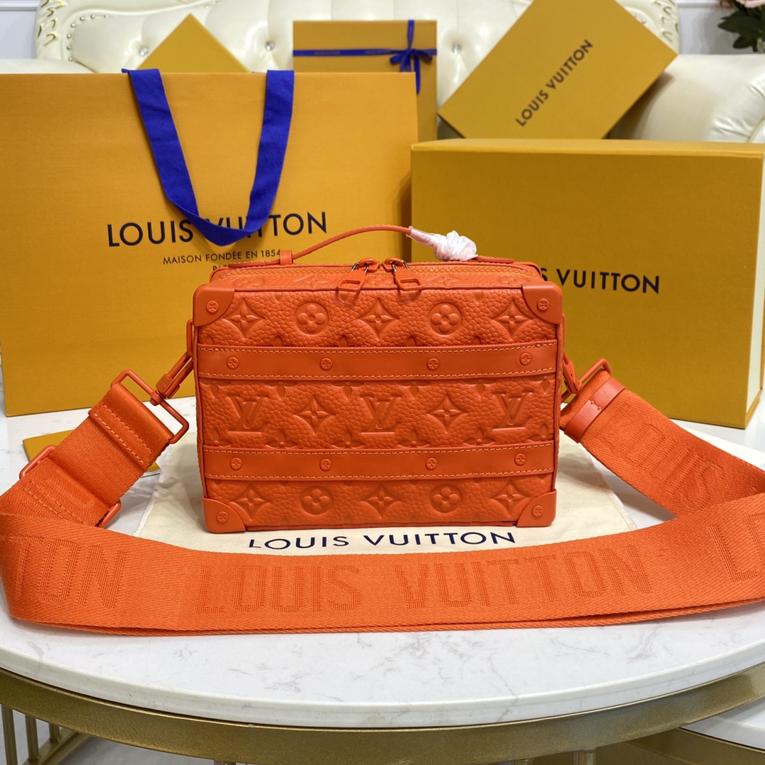 Louis Vuitton LV Soft Trunk Bags Handbags Best Replica New Style
 Green Orange M59163