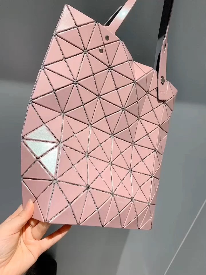 Issey Miyake BAO BAO Limited Edition Laser Sakura Pink Tote Bag