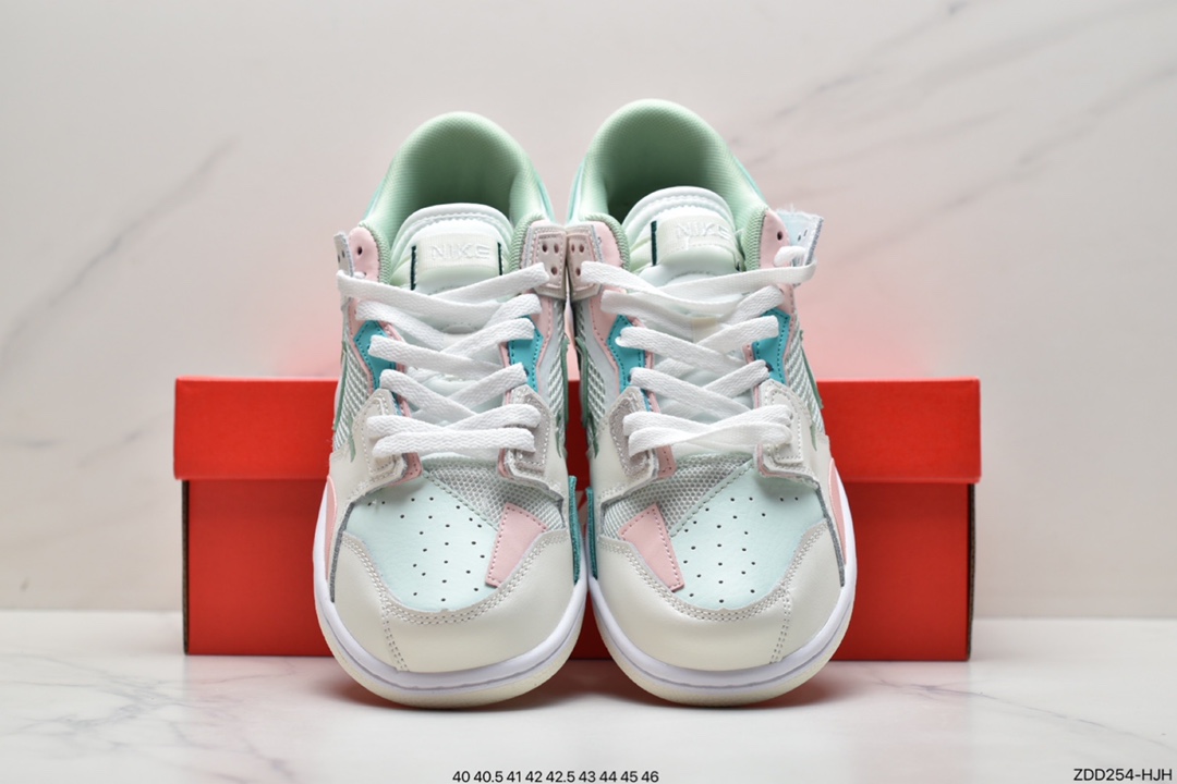 230 耐克Nike Dunk Low Scrap 鞋身以灰白配色呈现主色调DM0802-001