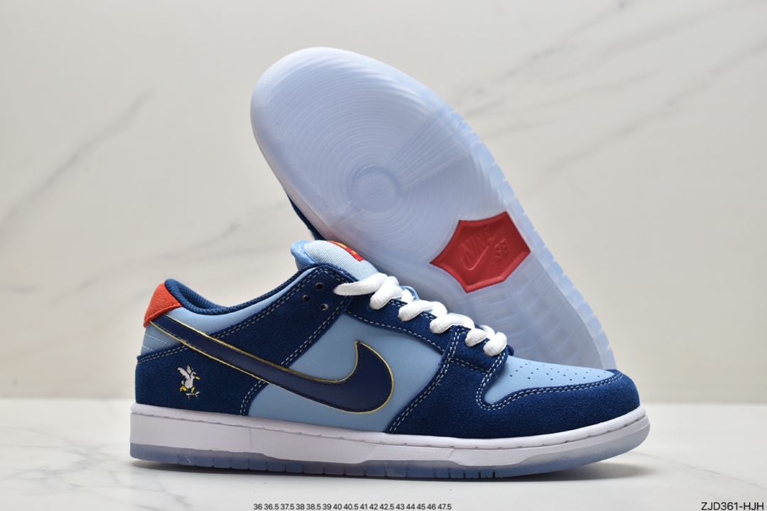 240 耐克Nike SB Dunk Low Pro 复古低帮 头层皮 休闲运动滑板板鞋DD1503-601