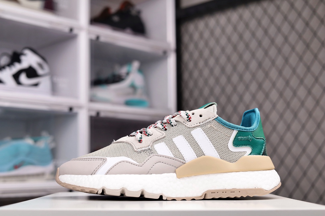 H0 纯原真爆 AD Nite Jogger 2019 Boost GET三叶草 联名夜行者