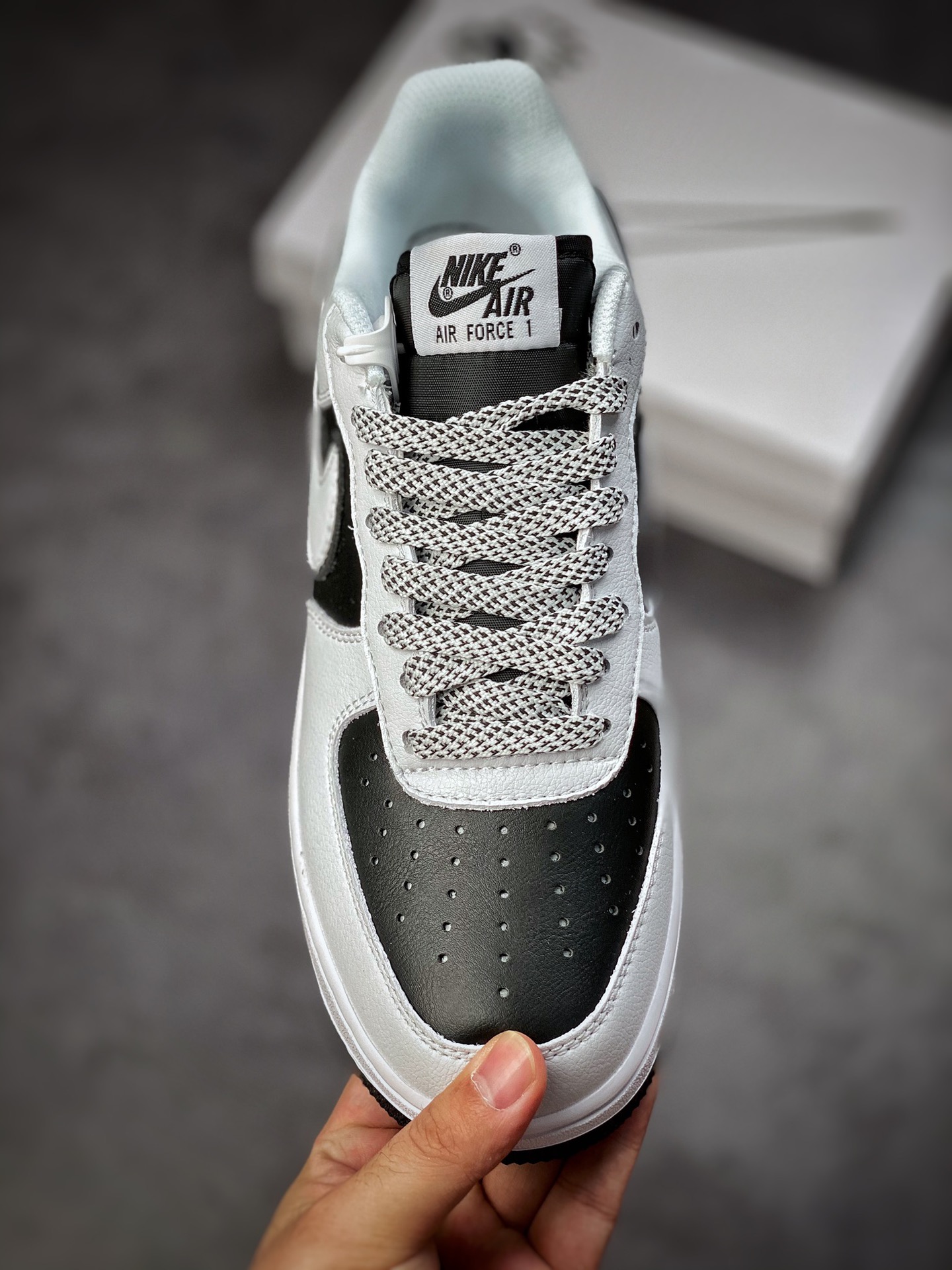 240 Nike Air Force 1 Low 07 喜茶黑白联名 KO8969-756