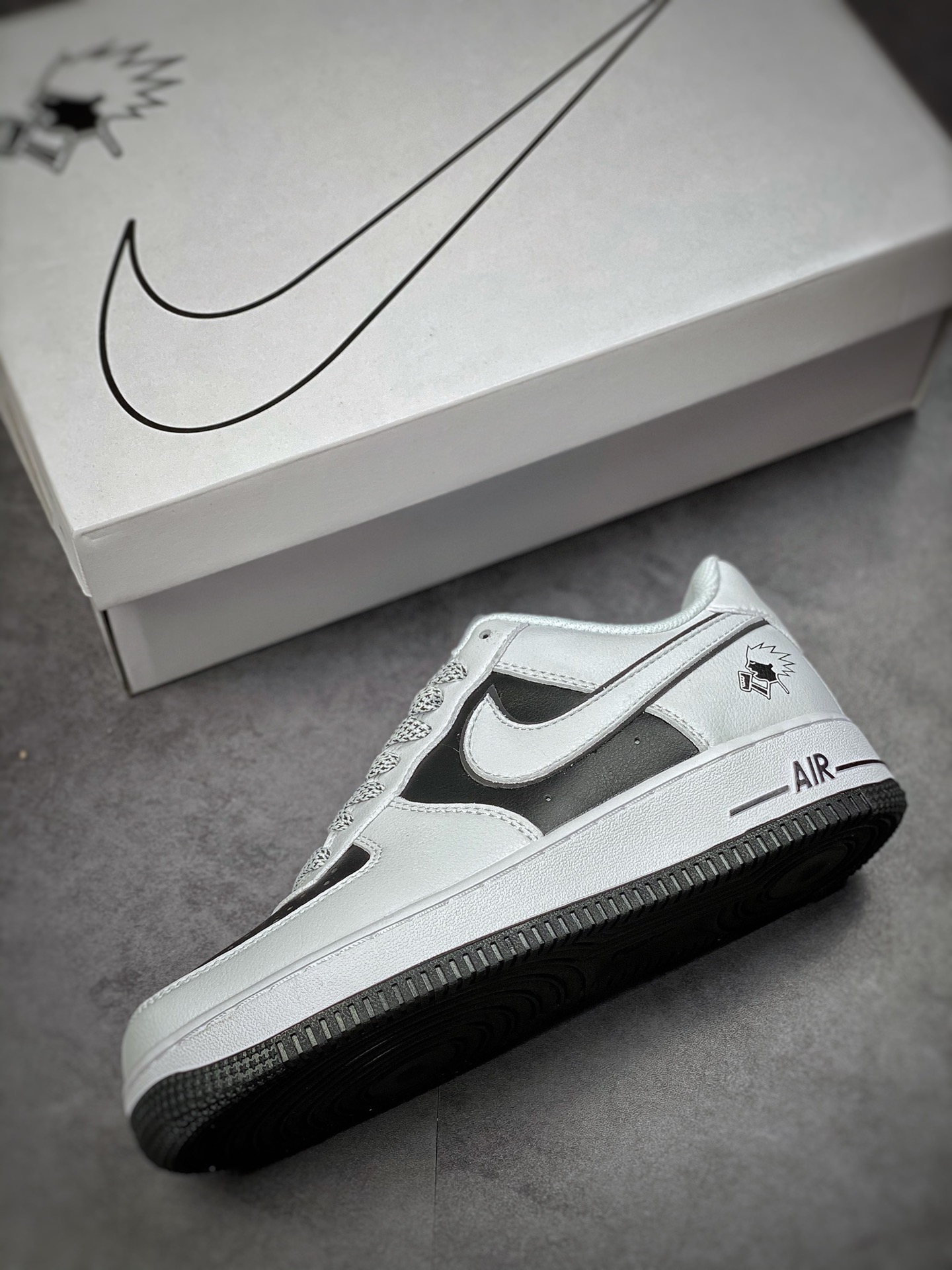 240 Nike Air Force 1 Low 07 喜茶黑白联名 KO8969-756