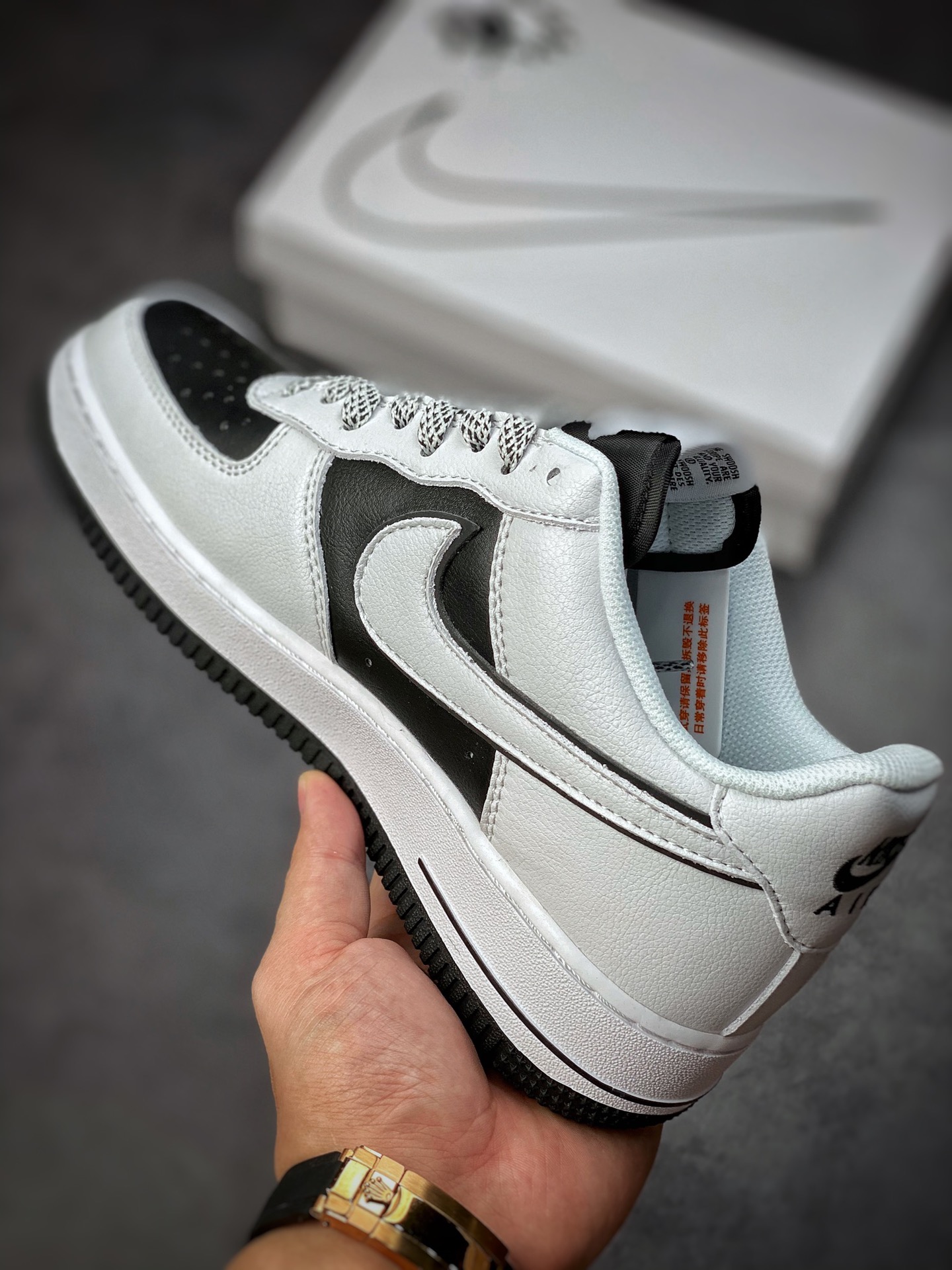240 Nike Air Force 1 Low 07 喜茶黑白联名 KO8969-756