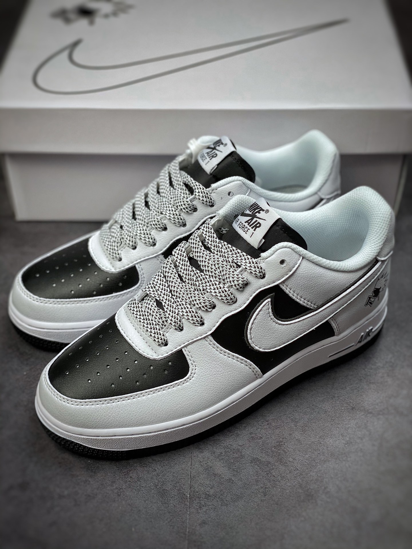 240 Nike Air Force 1 Low 07 喜茶黑白联名 KO8969-756