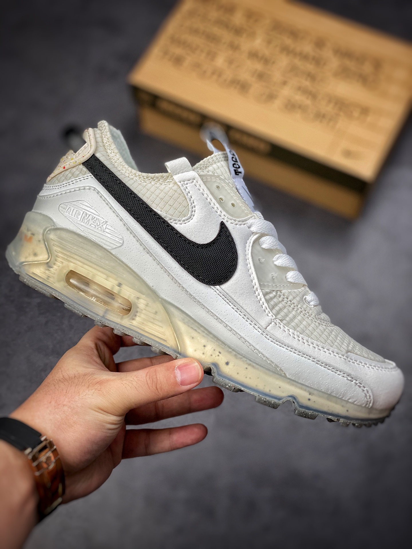 220 Nike Air Max 90 Terrascape ”Sail”  耐克全新热门款气垫跑鞋DH2973-100