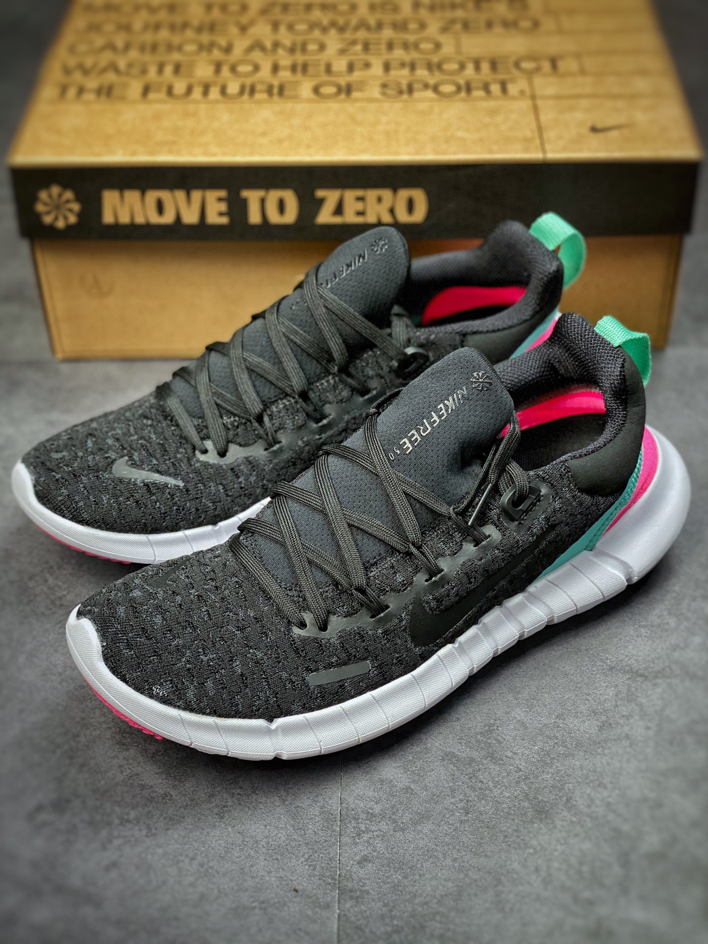 140 耐克Nike Free RN Flyknit 2018 赤足5.0二代轻跑鞋