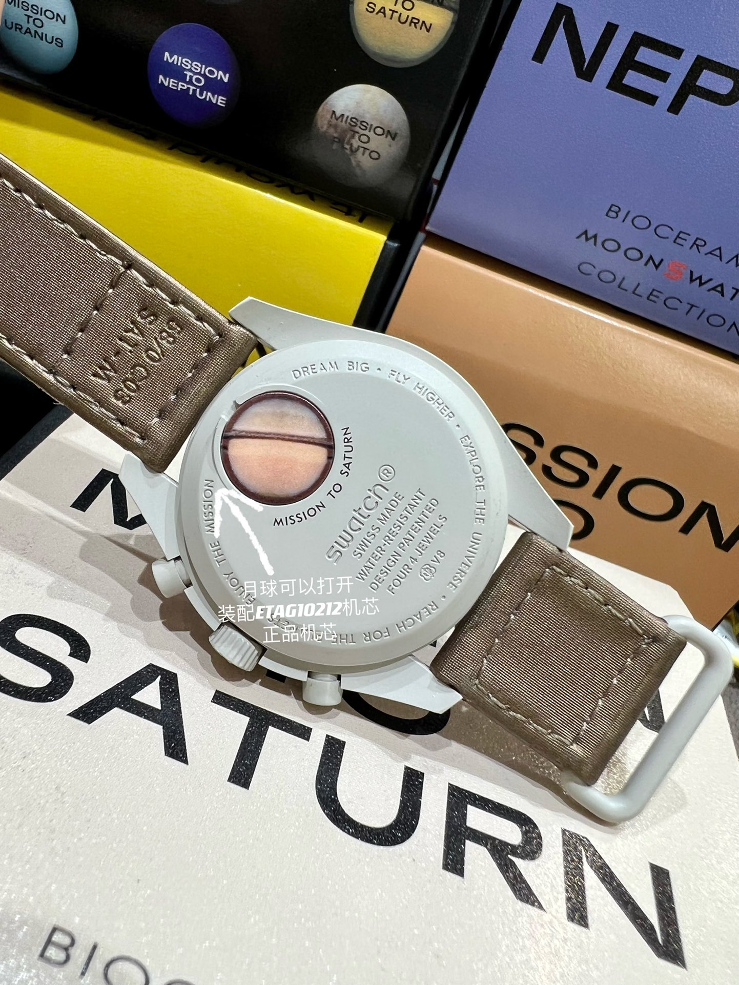 OMEGA x SWATCH 联名腕表 欧米茄与斯沃琪的联名款“天花板版本”装配ETAG10212机芯