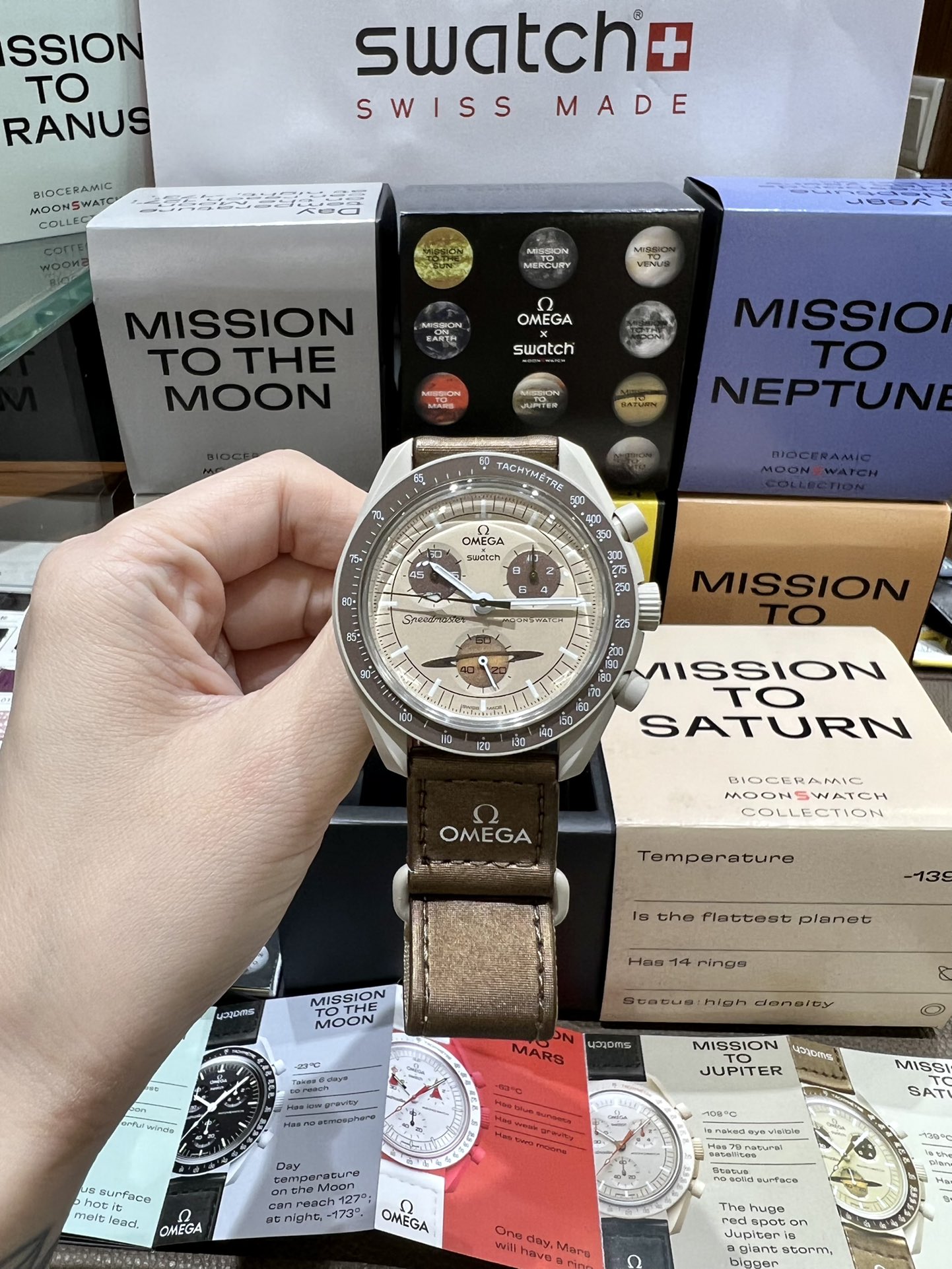OMEGA x SWATCH 联名腕表 欧米茄与斯沃琪的联名款“天花板版本”装配ETAG10212机芯