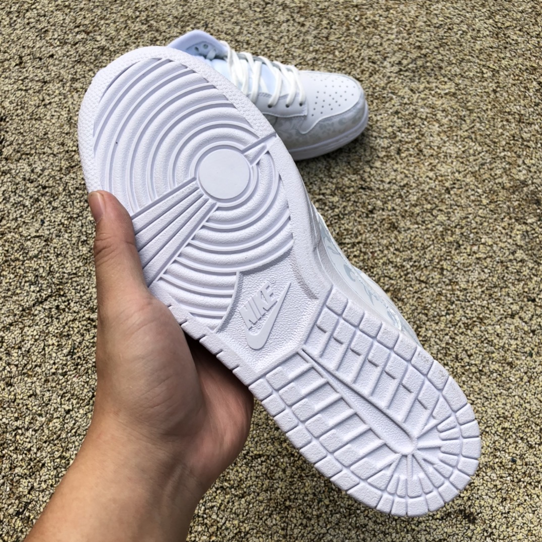 340 Nike Dunk Low Triple White 纯白 运动板鞋 DD1503-109