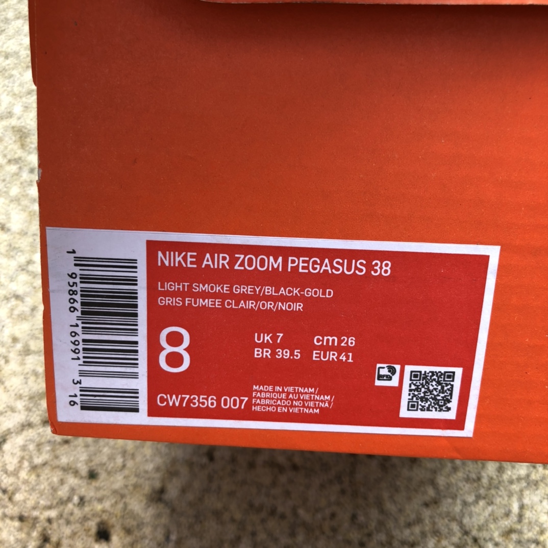 260  耐克Zoom38代登月金钩跑鞋男鞋透气休闲运动 飞马夏季CW7356-007