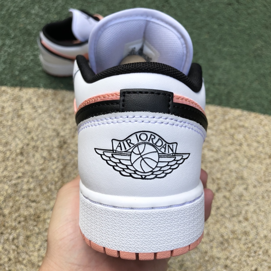 300  纯原版Air Jordan 1 AJ1 白粉 黑熊猫水蜜桃 丝绸玫瑰金 女休闲低帮球鞋 DM8960-801