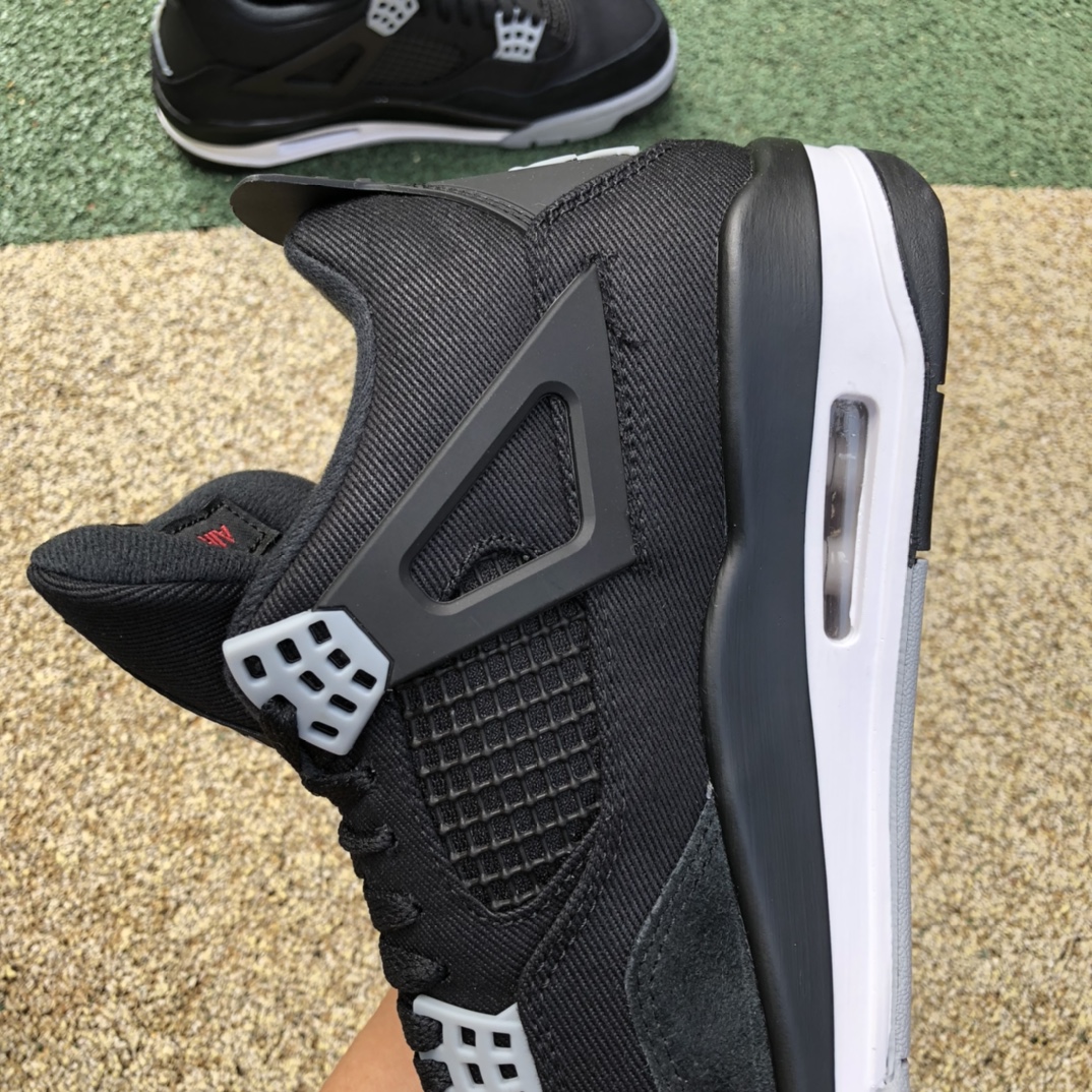 480 Air Jordan 4 “Black Canvas”黑猫2.0 黑色帆布 DH7138-006